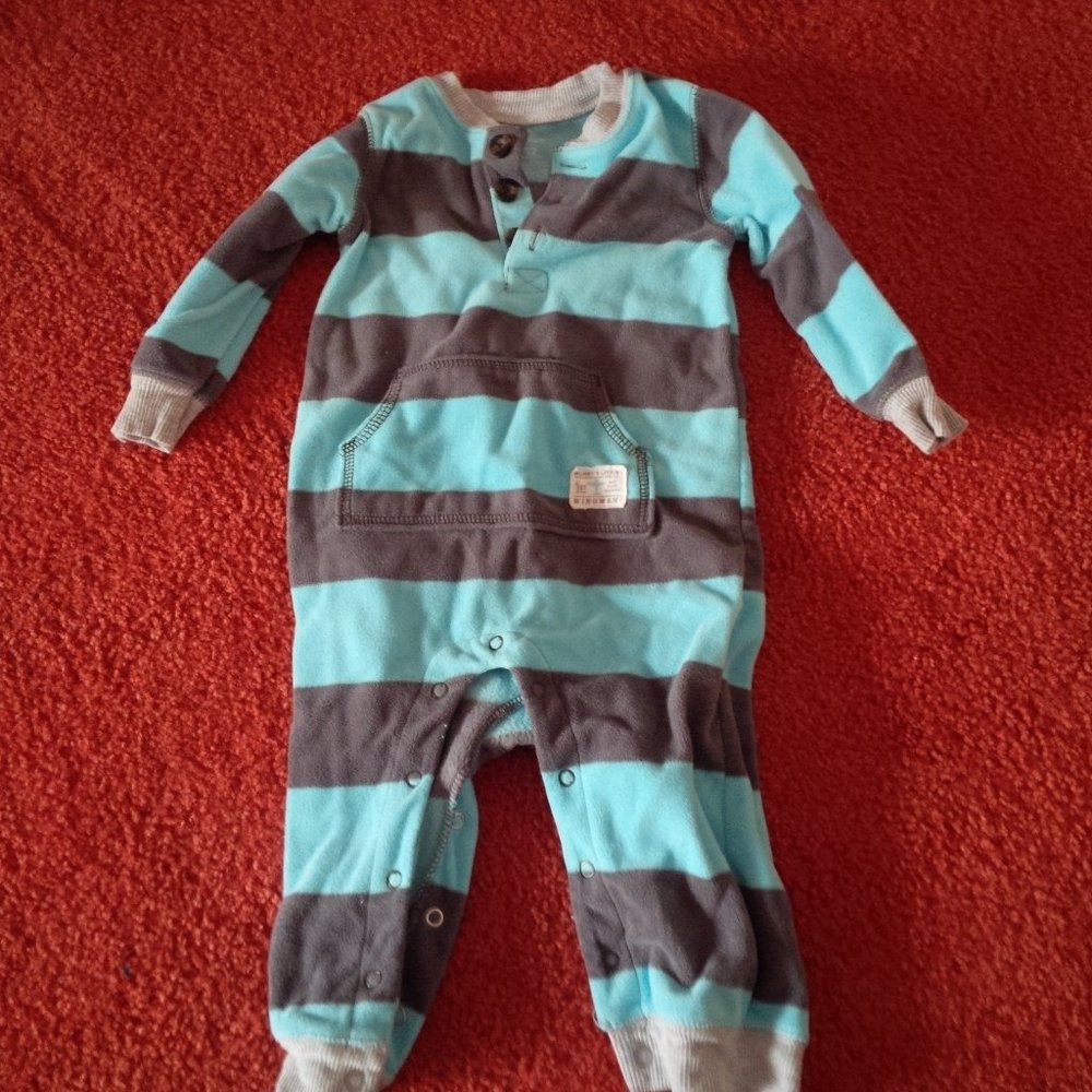 Carters footless fleece 1 piece